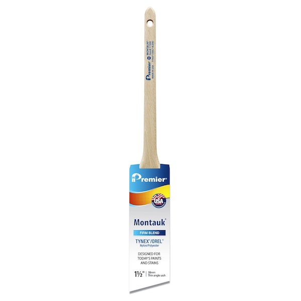 Montauk Premier Montauk 1-1/2 in. Firm Thin Angle Sash Paint Brush 17200 - main